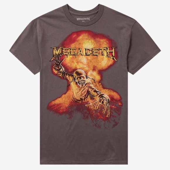 Hot Topic Other - Hot Topic Megadeth Rattlehead Graphic Tee
